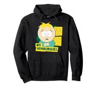 South Park Kyle Hamburgers Commedia Shock Pose Cartoon Retro Felpa con Cappuccio