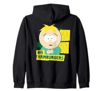 South Park Kyle Hamburgers Commedia Shock Pose Cartoon Retro Felpa con Cappuccio