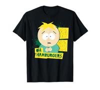 South Park Kyle Hamburgers Commedia Shock Pose Cartoon Retro Maglietta