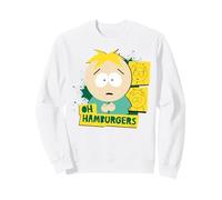South Park Kyle Hamburgers Commedia Shock Pose Retro Cartoon Felpa