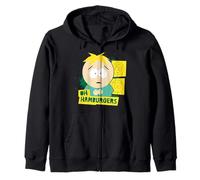 South Park Kyle Hamburgers Commedia Shock Pose Retro Cartoon Felpa con Cappuccio