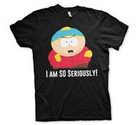 South Park Licenza Ufficiale Eric Cartman - I Am So Seriously Uomo Maglietta (Nero), XX-Large