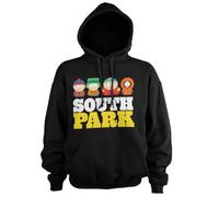 South Park Licenza Ufficiale Felpa con Cappuccio (Nero), M