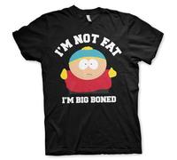 South Park Licenza Ufficiale I'm Not Fat I'm Big Boned Uomo Maglietta (Nero), S