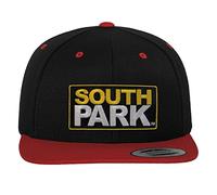 South Park Licenza Ufficiale Premium Snapback cap (Nero-Rosso), Taglia Unica