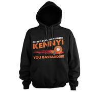 South Park Licenza Ufficiale They Killed Kenny! Felpa con Cappuccio (Nero), M