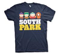 South Park Licenza Ufficiale Uomo Maglietta (Blu Scuro), XL