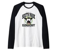 South Park Logo e Mascotte della Scuola Elementare Maglia con Maniche Raglan