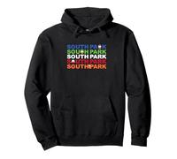 South Park - Logo Fumetto con Personaggi di Eric Kenny Kyle Stan Felpa con Cappuccio