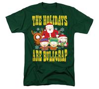 South Park Natale Le Feste Sono Una Follia T-Shirt Unisex Verde