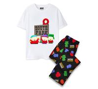 South Park Nero Front Character Top and All Over Print Bottoms Pigiama a maniche