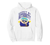 South Park Respect My Authority Deputy Cartman Cartoon Felpa con Cappuccio