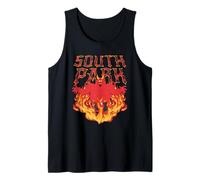 South Park Satan with Fire And Flames Funny Cartoon Canotta