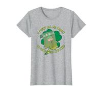 South Park St Patrick's Day Towelie Spent Money Maglietta, Donna, Grigio Melange, L