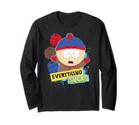 South Park Stan Marsh Everything Sucks Angry Stan Faces Maglia a Manica