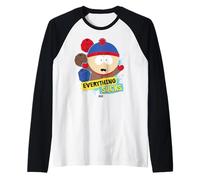 South Park Stan Marsh Everything Sucks Angry Stan Faces Maglia con Maniche Raglan