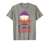 South Park Stan Puberty Maglietta, Uomo, Ardesia, M