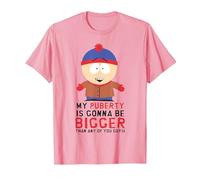 South Park Stan Puberty Maglietta, Uomo, Rosa, XL