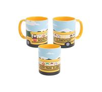 South Park - Tazza da caffè Elementary Bus Schulbus in ceramica, 320 ml, colore: Giallo