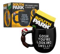 South Park Tazza Originale e Calzini Uomo Set, Morbido Calze Colorate e Tazze Ceramica 330ml, Diverte Secret Santa Idee Regalo Uomo (Multi Mr Hanky)