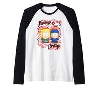 South Park Valentine's Day Tw raig Graffiti Heart Maglia con Maniche Raglan