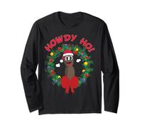 South Park Xmas Mr Hankey Howdy Babbo Natale Retro Poo Maglia a Manica