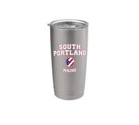 South Portland Maine (MI) Bicchiere termico in acciaio inox doppia parete