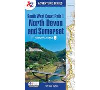 South West Coast Path 1 - North Devon & Somerset: with Ordnance Survey mapping