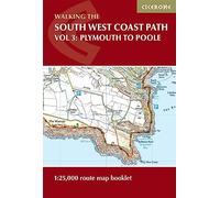 South West Coast Path Map Booklet - Vol 3: Plymouth to Poole: 1:25,000 OS Route Mapping