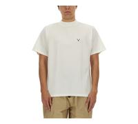 South2 West8 - S/S Mock Neck Tee - Poly Pique - - Tops - Uomo - Bianco - L
