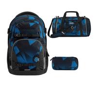 Southbag Coocazoo Porter - Zaino per la scuola, 3 pezzi, con borsa sportiva e astuccio, Electric Ice, taglia unica, casual