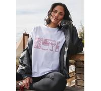 southbeach Maglietta South Beach Girl Dinner xlarge Bianco