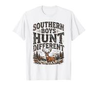 Southern Boys Hunt Different Vintage Hunting Whitetail Maglietta
