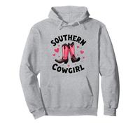 Southern Cowgirl Boots Sassy Country Dancing Western Humor Felpa con Cappuccio