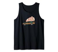 Southern Thanksgiving Station Wagon Turkey Retro Funny Tee Canotta