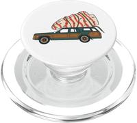 Southern Thanksgiving Station Wagon Turkey Retro Funny Tee PopSockets PopGrip per MagSafe