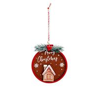 SOUTHJIELING Arazzi di Pane di Zenzero da Uomo con Corda Regolabile Ornamento Albero Natale Accessori Decorazione per Casa per Interni Esterni