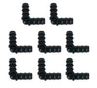 SOUTHJIELING Kit Raccordi Filo spinato irrigazione Goccia per tubi 1/2 Pollici Connettori Filo spinato 16MM Connettore Linea di gocciolamento 8 Pezzi