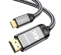 Southlight - Cavo da USB C a HDMI, 2 metri, 4K UHD (compatibile con Thunderbolt 3), compatibile con iPhone 16/15 Pro, MacBook Pro 2018, MacBook Air/iPad Pro 2018, Samsung Galaxy S23/S22/S10/S9