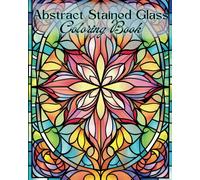 Southpaw Moon Abstract Stained Glass Coloring Book (Tascabile)