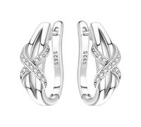 SOUTHPLUS Orecchini Donna Argento 925,Cerchio Ago Argento 925 Geometrici,Semplici, Ipoallergenici, Cuore, Quadrati, Stella Luna, Geometrici, Donna, Uomo, Gioielli Regali (Sempre)