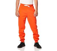 Southpole 1570 Basic Active Fleece Jogger Sweatpants Uomo in Pile, Arancione, S