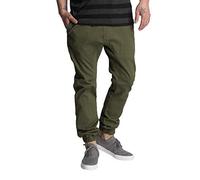 Southpole Basic Stretch Twill Jogger Pants-Reg And Big & Tall Sizes Pantaloni Casual, Oliva, XL Uomo