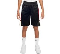 Southpole Boys' Big Basic Basketball Mesh Shorts, Black/red, Small