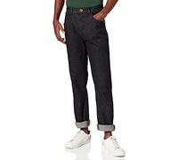 Southpole Denim Turn Up Pantaloni, Nero Délavé, 42 Uomo
