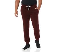 Southpole Men's Active Basic Jogger Fleece Pants, Burgundy, Small
