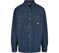 Southpole Oversized Denim Shirt Darkblue Washed M Blu
