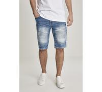 Southpole Pantaloni Biker Denim Shorts Light Sand Blue 36 Blu