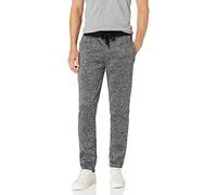 Southpole Active Fleece Open Bottom Sweatpants-Regular And Big & Tall Sizes Pantaloni da Tuta, Nero marchiato, L Uomo