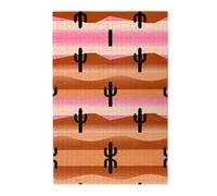 Southwest Desert - Puzzle da 1000 pezzi in legno per adulti, design rilassante, in scatola di plastica, gioco divertente per la famiglia, regalo artistico da parete